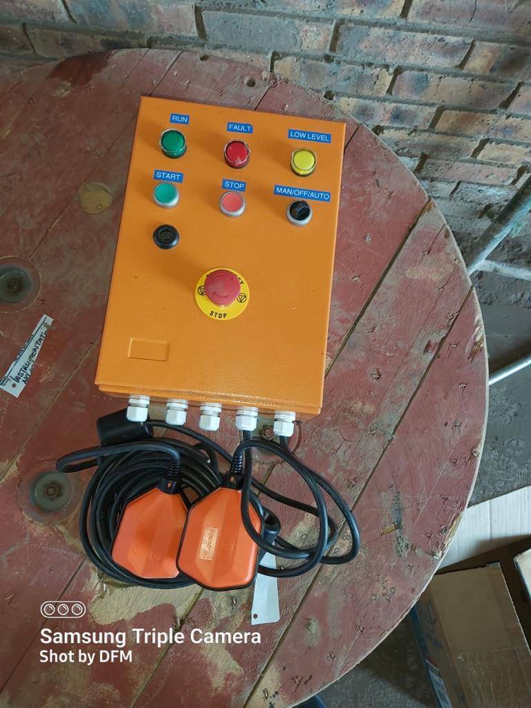 Level Control Panel with Float Level Switch